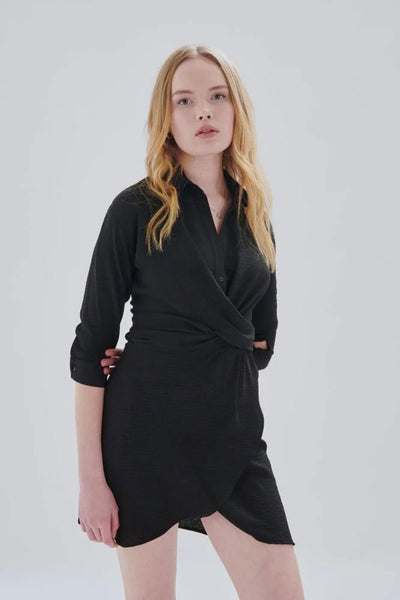 Vestido 24 COLOURS PERSEFONE WOMEN DRESS Black