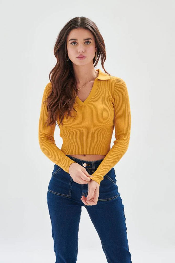 Sweater Mujer 24 COLOURS CORNELIA WOMEN PULLOVER Mustard