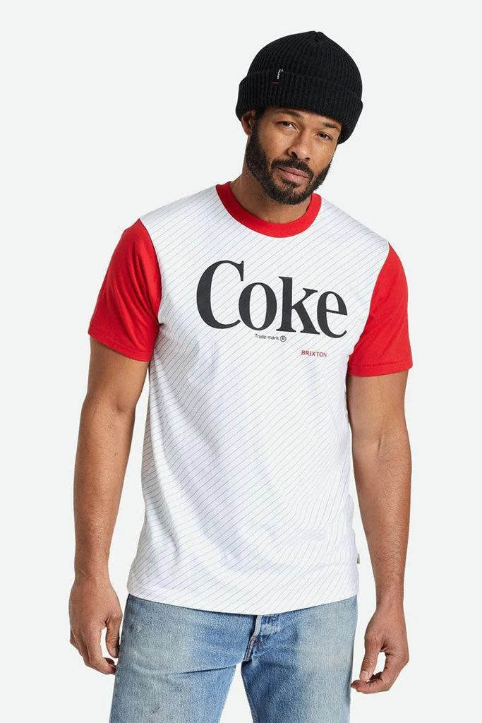 Camiseta Hombre BRIXTON X COCA-COLA TAILORED MEN TEE Coke Red