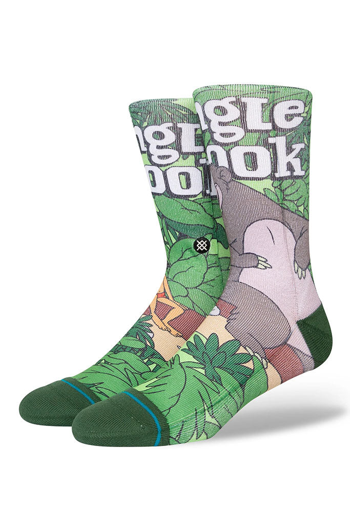 Calcetines Unisex STANCE JUNGLE BOOK BY TRAVIS CREW SOCKS Green