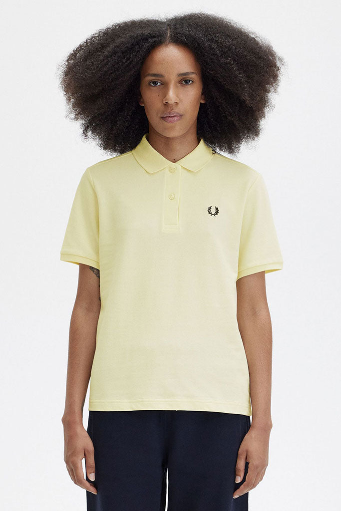 Polo Mujer FRED PERRY WOMEN TENNIS SHIRT Ice Cream/Black