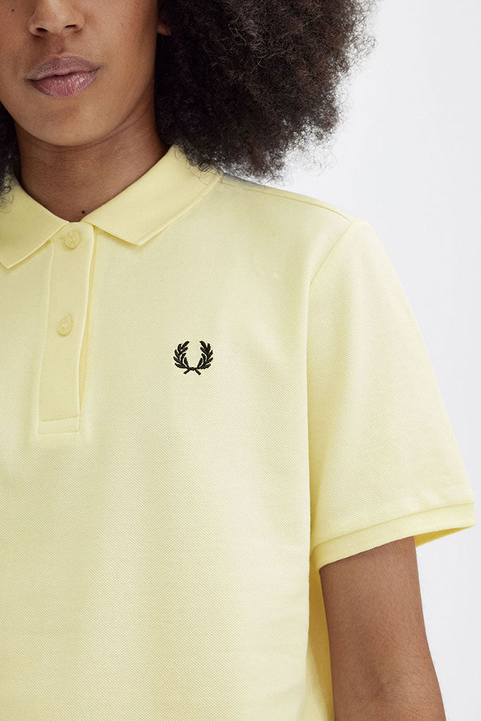 Polo Mujer FRED PERRY WOMEN TENNIS SHIRT Ice Cream/Black
