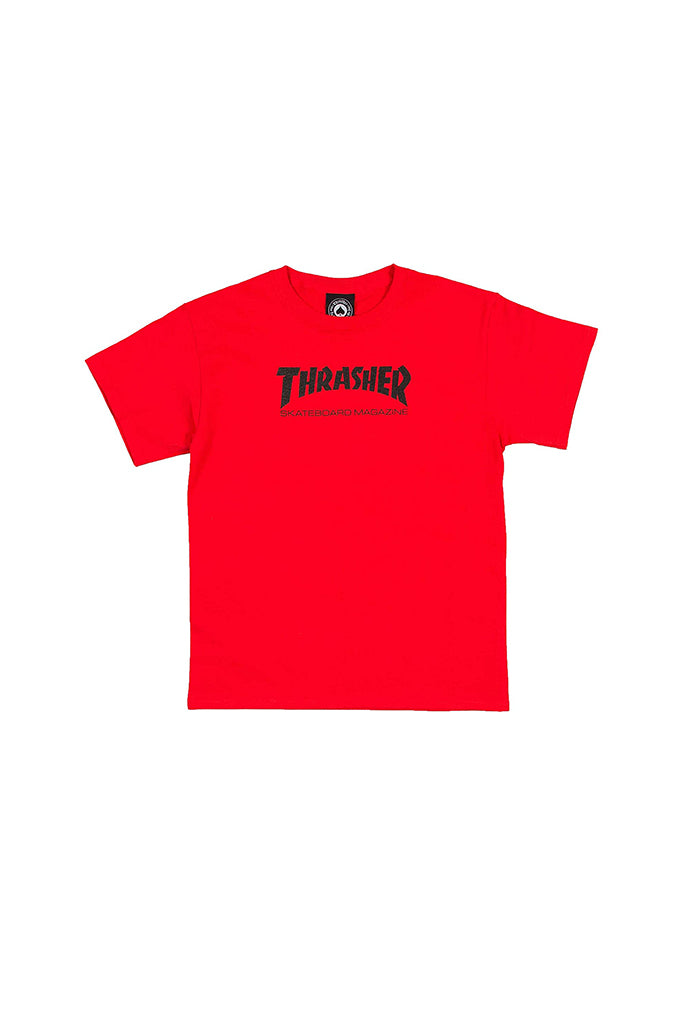 Camiseta Niñx y Mujer THRASHER MAG KIDS TEE Red