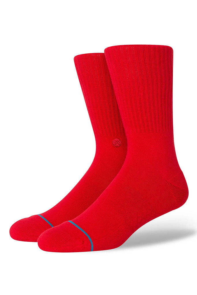 Calcetines STANCE ICON CREW SOCK Red