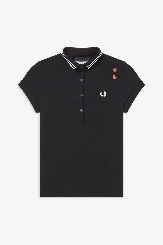 Polo Mujer FRED PERRY AMY WOMEN SHIRT Black (Amy Winehouse Collection)