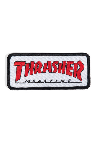 Parche THRASHER OUTLINED PATCH White