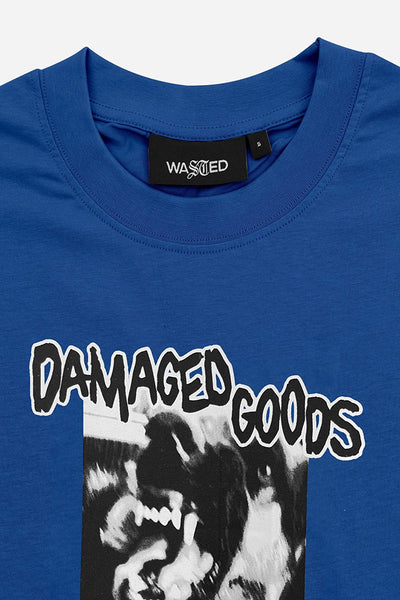 Camiseta Hombre WASTED PARIS DAMAGED GOODS MEN TEE Blue